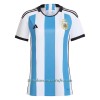 Camiseta de fútbol Argentina Adidas Primera Equipación Mundial 2022 - Mujer